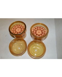 2 Beckman Coulter Bucket Adapter 5ml centrifuge rotor set of 2 tubes ibi gfv