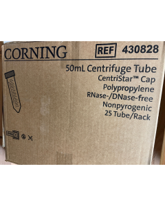 500 per case New Corning Conical Bottom Sterile Centrifuge Tube 430828 50ml