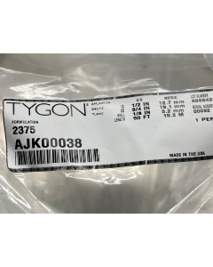 AJK00038 Tygon by Saint Gobain   1 2  I D  x 3 4  O D  x 1 8  Wall tubing 2375