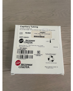 Beckman BARE FUSED SILICA CAPILLARY TUBING  50 UM ID  375 UM OD  67 CM 338451