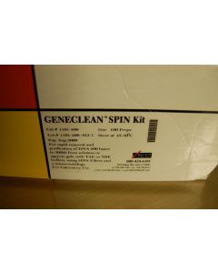Bio 101 geneclean spin kit DNA purification from agarose gel filters