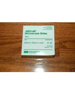 Blank Microscope 72 slides cover glass slips plain