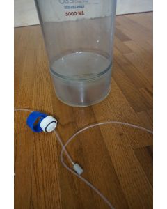 CGS glass chromatography reservoir 5l 5 l 5000 ml bottle 2 neck filter cap