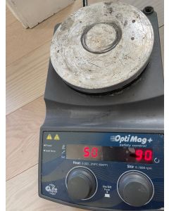 Chemglass digital optimag   IKA RET Basic safety control hotplate  stirrer