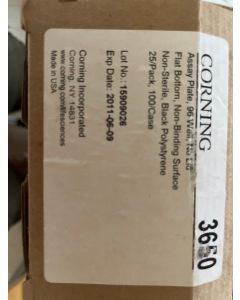 Corning 3650 costar plate plates assay plate 96 well no lid flat bottom non bi