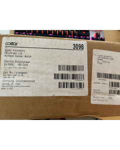 Corning costar plate plates lid lids 3098 universal w o notch corner