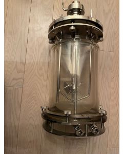 Eppendorf 3L 3 Liter Glass Jacketed Vessel Bioreactor reactor Q900100 shaft