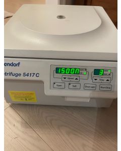 Eppendorf Centrifuge 5417C with rotor F 45 30 11  30 x 1 5 2 0 mL tubes
