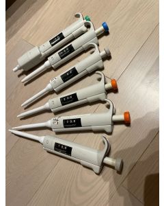 Finnpipette Pipet Pipettor set 200 1000 10 20 ul 40 5ml dvb