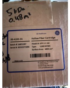 GE Cytiva 56 4102 54 Hollow Fiber Cartridge UFP 5 C 6A 5000 NMWC