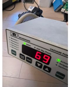 Gast diafragm Vacuum Pump 69 mbar oilless 75R142 V139 H203X Biotek 7103024