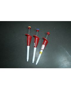 Gilson microman Pipet pipette pipetman set 3 M250 M50 M25
