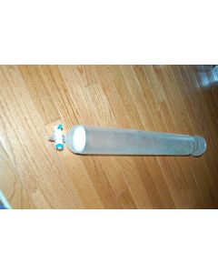 Glass chromatography column LC 75 50 cm 47 cm 70 mm filter prep preparative