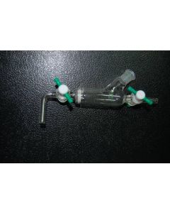 Glass reactor filter funnel filtration chromatography column solid Buchner 20 ml