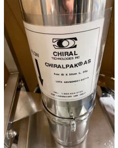 HPLC column Preparative Chiralpak AS 50mm x 50cm chiral Jacketed 20u Diacel prsq