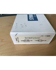HPLC column Waters Symmetry C18 Intelligent Speed  IS  Column  3 9mm 186002082