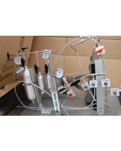 Hydrogenation Apparatus App air driven compressed gas manifold Gast drive