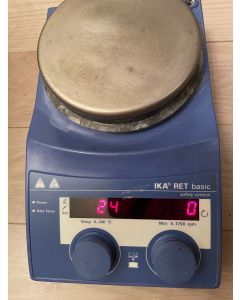 IKA RET basic digital hotplate  stirrer magnetic hot plate safety control fn