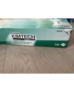 Kimtech REF 34256 White 1 Ply Kimwipes Delicate Task Science Wipers 144 Box