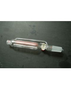 Labglass glass addition funnel pressure equalizing 125 ml 29 42 valve 19 22 dew