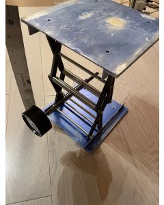 Laboratory Scissor Jack Fisher 14 673 52 Lab 8  x 8   Height  2 25  11 