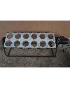 Large preparative culture bottle tube rotator roller mixer prep shaker 120 mm