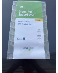 Mettler Toledo Rainin 17005095 Green Pak SpaceSaver 300uL Tip Rack Refills