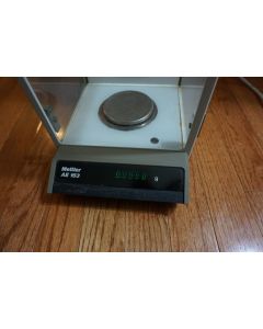 Mettler digital lab scale balance analytical AE163 163 delta range 0 1mg rfge