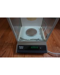 Mettler digital lab scale balance analytical AE50 50 delta range 0 1mg rfge