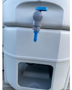Millipore TANKPE060 60 Liter Poly Water Tank w Leak Detector storage