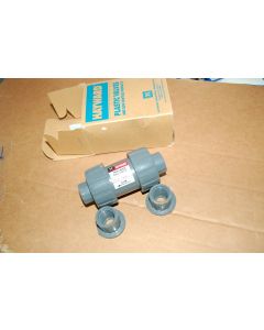 NEW HAYWARD TRUE union CHECK BALL VALVE 1 2  PVC EPDM plastic valves