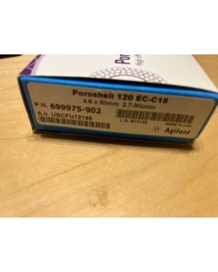 New Agilent InfinityLab Poroshell 120 EC C18  4 6 x 50 mm  2 7  m 699975 902