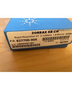 New Agilent ZORBAX RRHT StableBond CN  2 1 x 50 mm  1 8  m 827700 905