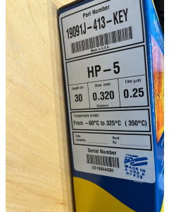 New GC column Agilent J W HP 5 30 m  0 32 mm  0 25  m 19091 J413 KEY opened