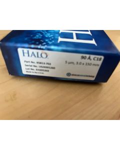 New HPLC Column Halo C18 5um 3x150mm 90A 95813 702 sealed