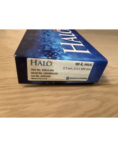 New HPLC Column Halo HILIC 2 7um 2 1x100mm 90A 92812 601 opened