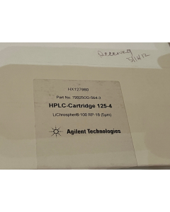 New HPLC cartridge Agilent Lichrospher 125 4 100 RP 18 5u 79925OD 564 3