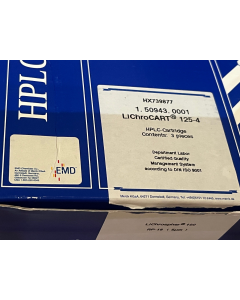 New HPLC cartridge EMD LichroCART 125 4 Lichrospher RP 18 5u 1 50943 001