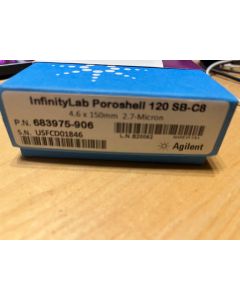 New HPLC column Agilent Poroshell 120 SB C8  4 6 x 150 mm  2 7  m 683975 906