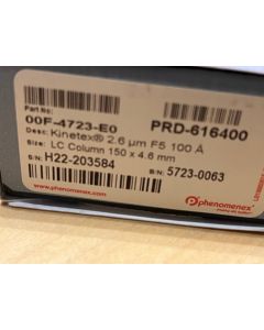 New HPLC column Phenomenex Kinetex F5 2 6um 4 6x150mm 00F 4723 E0 100A