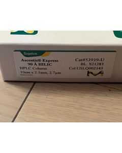 New HPLC column Supelco Ascentis Express HILIC 90A 2 1x 100 mm 2 7u 53939 U