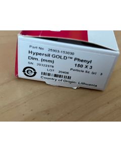 New HPLC column Thermo Hypersil Gold Phenyl 150x3mm 3 m sealed 25903 153030