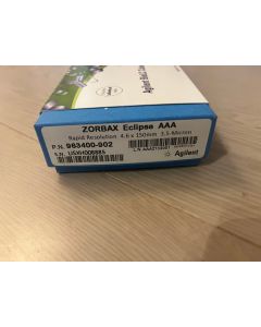 New HPLC column ZORBAX Eclipse AAA  4 6 x 150 mm  3 5  m sealed 963400 902