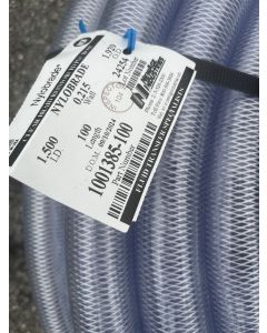 New Nylobrade 100  PVC Tubing 1 5  ID x 1 929  OD 1001385 100 Reinforced Clear