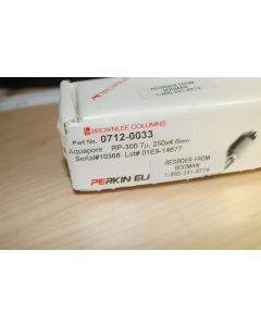 New PE HPLC column Brownlee Aquapore OD 300 perkin elmer 4 6x250 mm 7 um