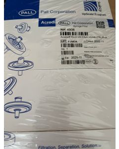 New Pall 4906 syringe filter Acrodisc 25mm 0 2um Utipor STRL 50 pk