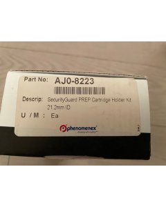 New Phenomenex SecurityGuard PREP Cartridge Holder Kit  21 2mm ID  AJ0 8223 AQ0