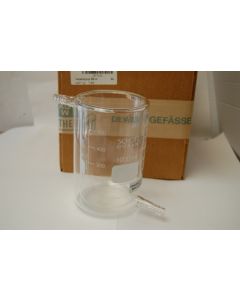 New Schott Duran Isotherm KGW T600 glass Dewar 1 liter temperature cup 1 liter
