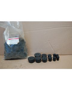 New Sigma Aldrich stopper stoppers rubber septum black hole holes set Z16534 4