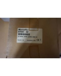 New Thermo MasterFlex Peristaltic pump drive 07542 02 fixed speed 2 rpm